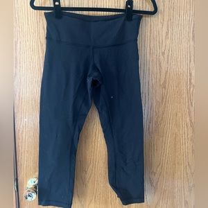 Lululemon Cropped Black Leggings